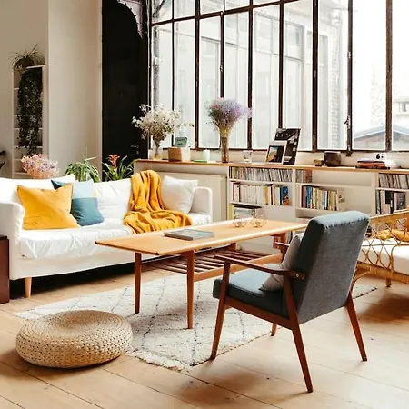 Sublime Loft Avec Verrières Sur Le Canal St Martin Appartamento